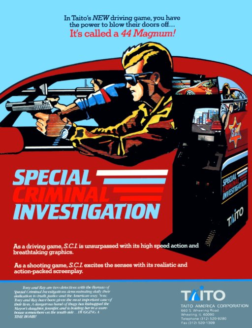 Special Criminal Investigation (World set 1) MAME2003Plus Game Cover